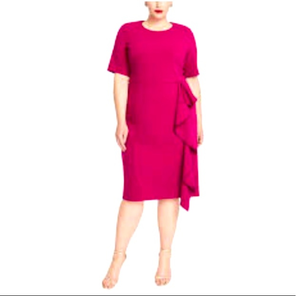 RACHEL Rachel Roy Womens (plus) Dress Size 16W NWT Color Pink